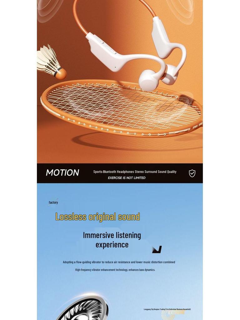 2025 Bone Conduction Bluetooth Headphones: Comfortable, Long Battery, Card Slot, Sports Earhooks