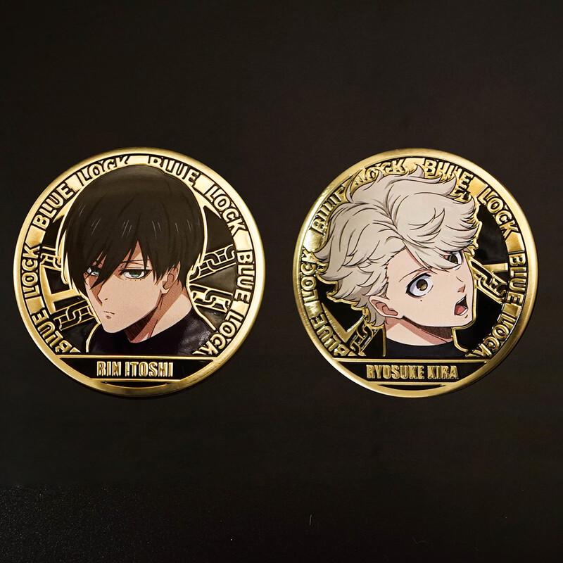 Blue Lock Kira Ryosuke & Itoshi Rin Badge Pin Set