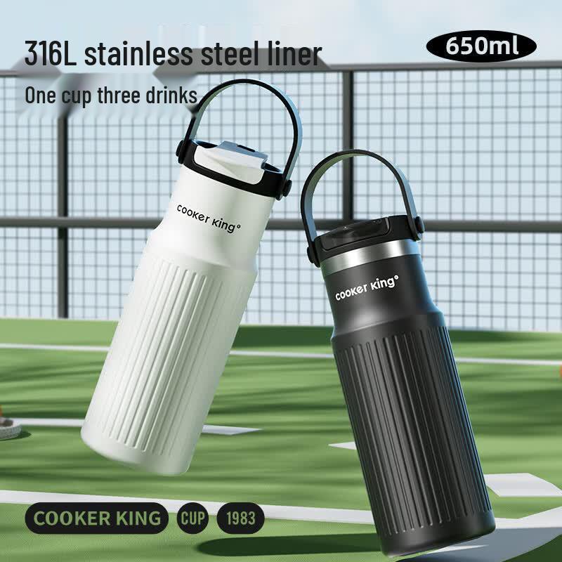 COOKER KING 650ml Portable Outdoor Insulated Bottle