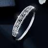 Fashionable Hollow Flower Zircon Women's Light Luxury Bracelet Bracelet