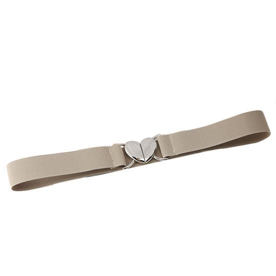 

Женский ремень с гладкими краями, декоративный удобный шикарный женский эластичный ремень с пряжкой для повседневного ношения абрикосовый