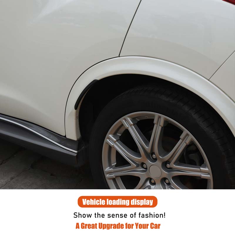 ABS Car Fender Flares Mud Flaps Arch Wheel Eyebrow Lips Strips Sticker Trim For 2011-2019 Nissan JUKE Infiniti ESQ Accessories