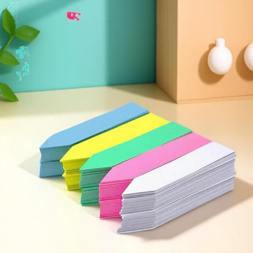 100pcs Waterproof PVC Plant Label Markers for Garden Plants Classification Sorting Sign Tags Nursery Labels