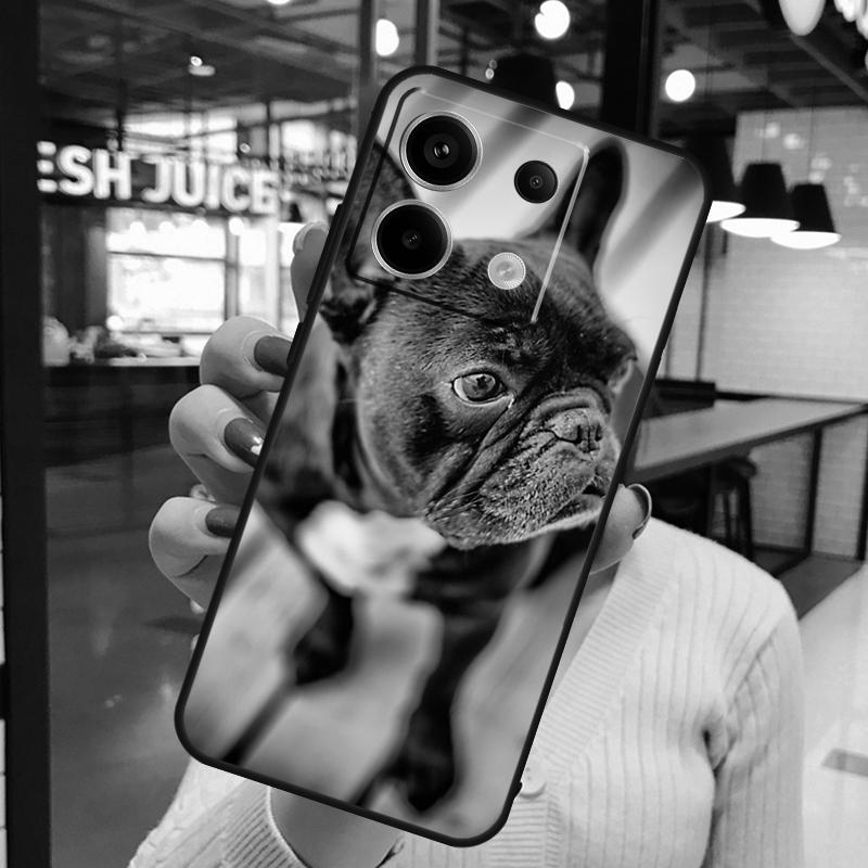 French Bulldog Case For Xiaomi Redmi Note 14 Pro 10 11 12 13 15 Pro Plus Redmi 15C 14C 10C 12C 13C 15 Cover