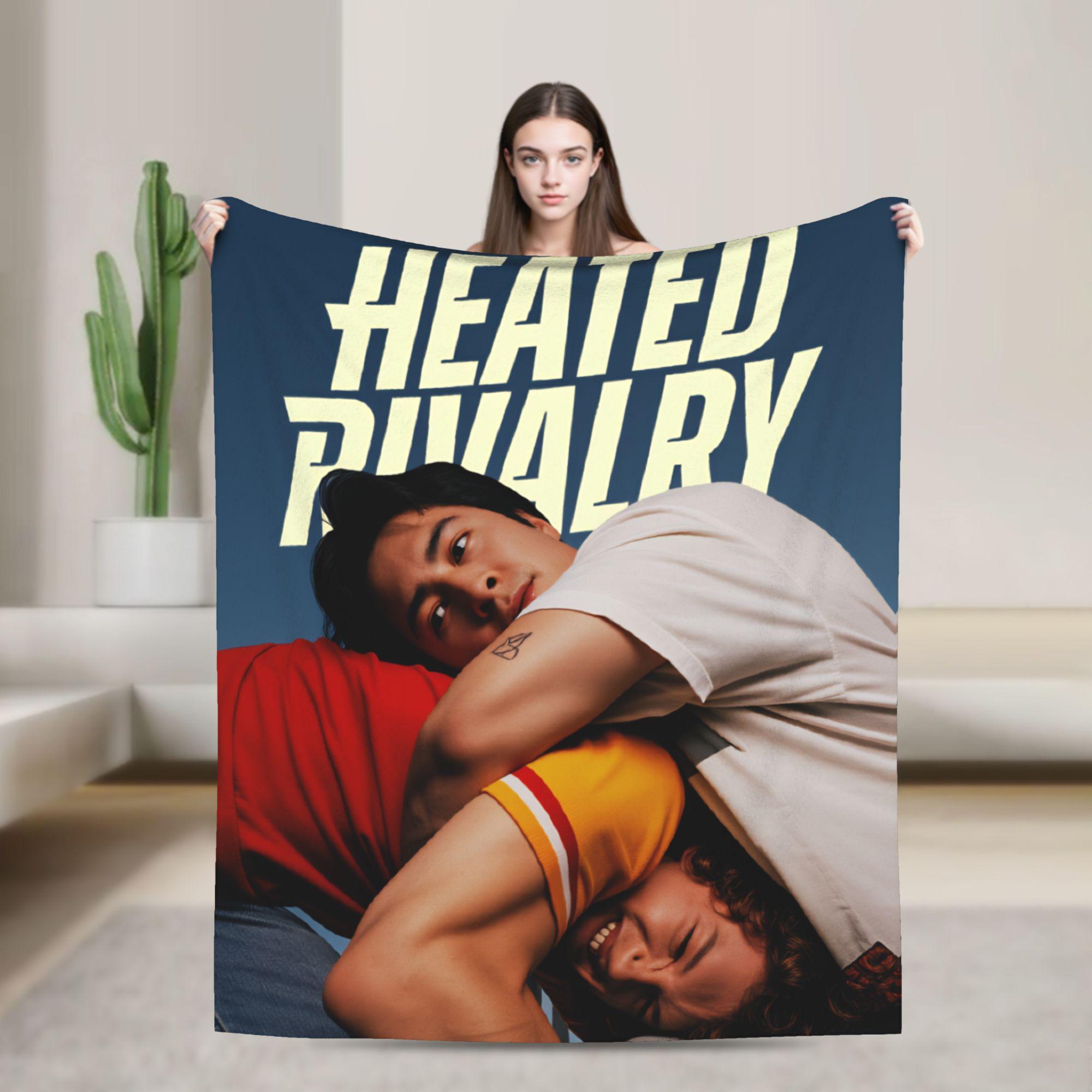 

Heated Rivalry Flannel Blanket Soft Warm Throw Blanket for Bedroom Picnic Fluffy Bedspread Sofa Bed Cover 130x150cm