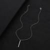 Promotional Simple Necklace, Personalized Slender Pendant Necklace Alloy Necklace