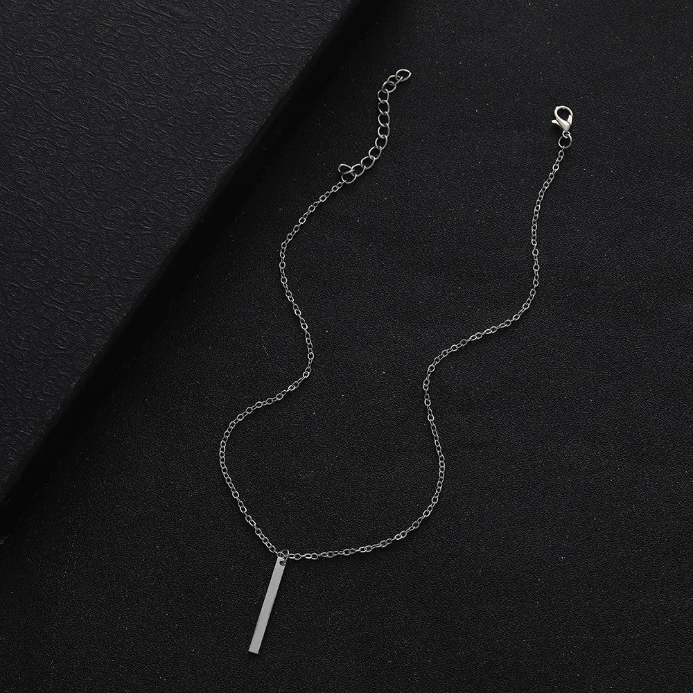 Promotional Simple Necklace, Personalized Slender Pendant Necklace Alloy Necklace