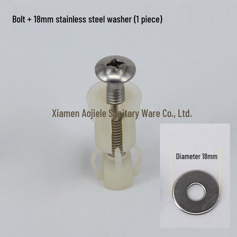 Toilet Seat Expansion Screw & Nut Fixing Kit