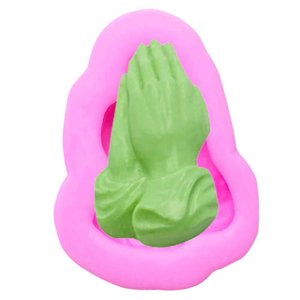 Prayer Hand Finger Shape Silicone Molds for Candle Making Resin Clay Crafts Molds