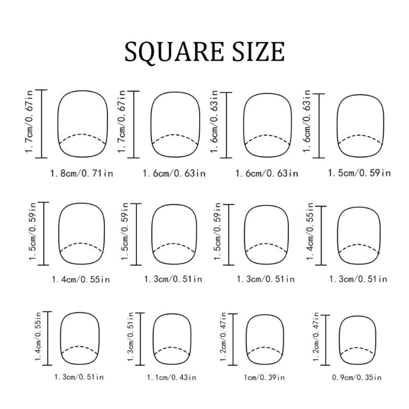 24 sztuki błyszczące krótkie kwadratowe paznokcie na wcisk jesienno-zimowy design z liściem klonu błyszczące brązowe sztuczne paznokcie łatwe do aplikacji