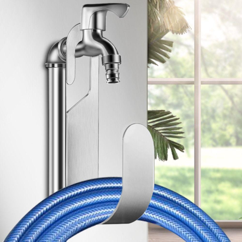 

Wall Mount Water Pipe Reel Storage Rack Heavy Duty Hose Pipe Reel Holder Garden