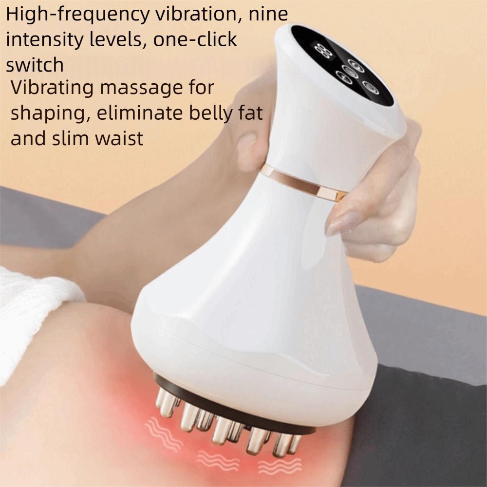 Heating Vibration Unblocking Massage Device Abdominal Massage Instrument  Massage Tool