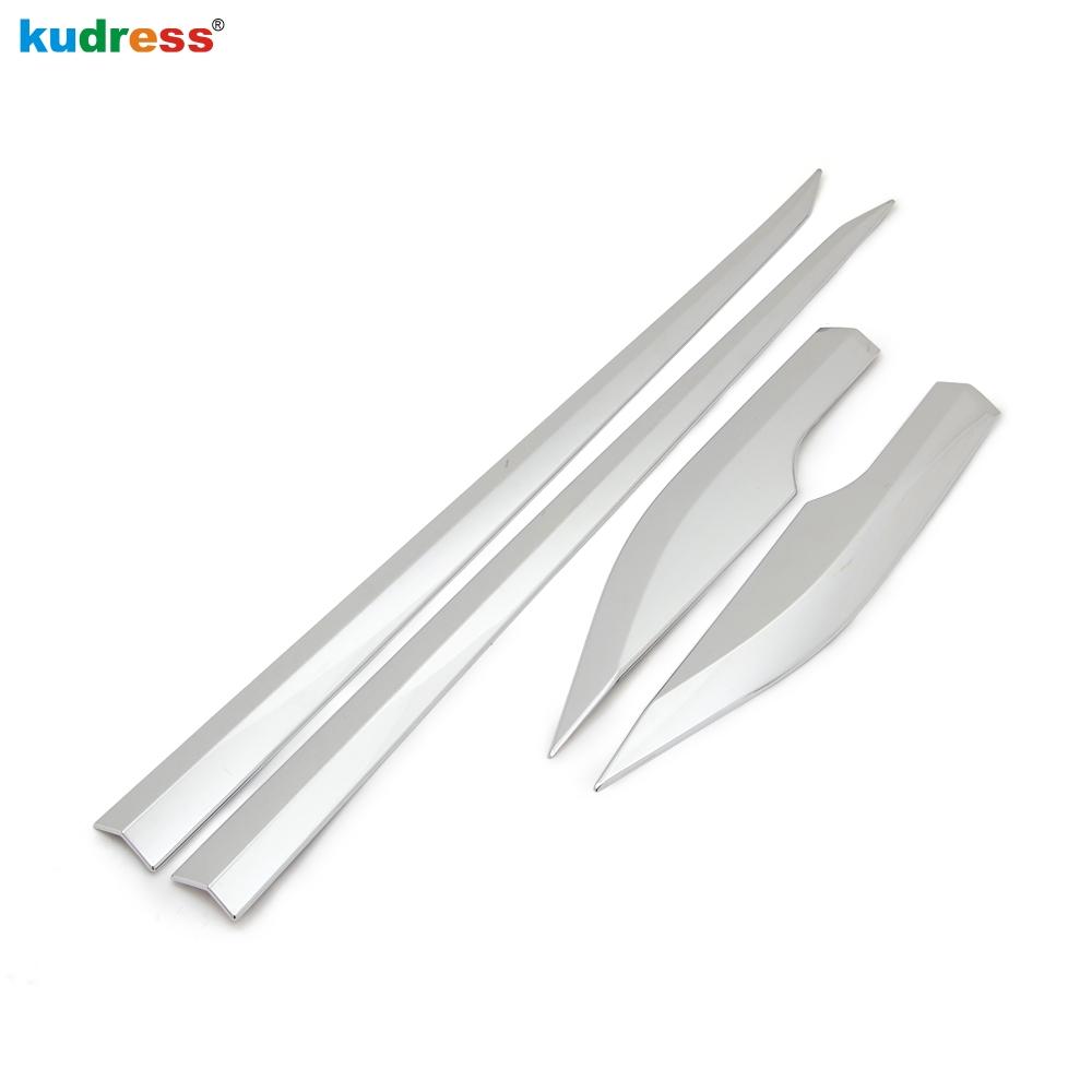 Side Door Body Trim For Toyota CHR C-HR 2016 2017 2018    Chrome Door Streamer Molding Panel Strip Car Accessories