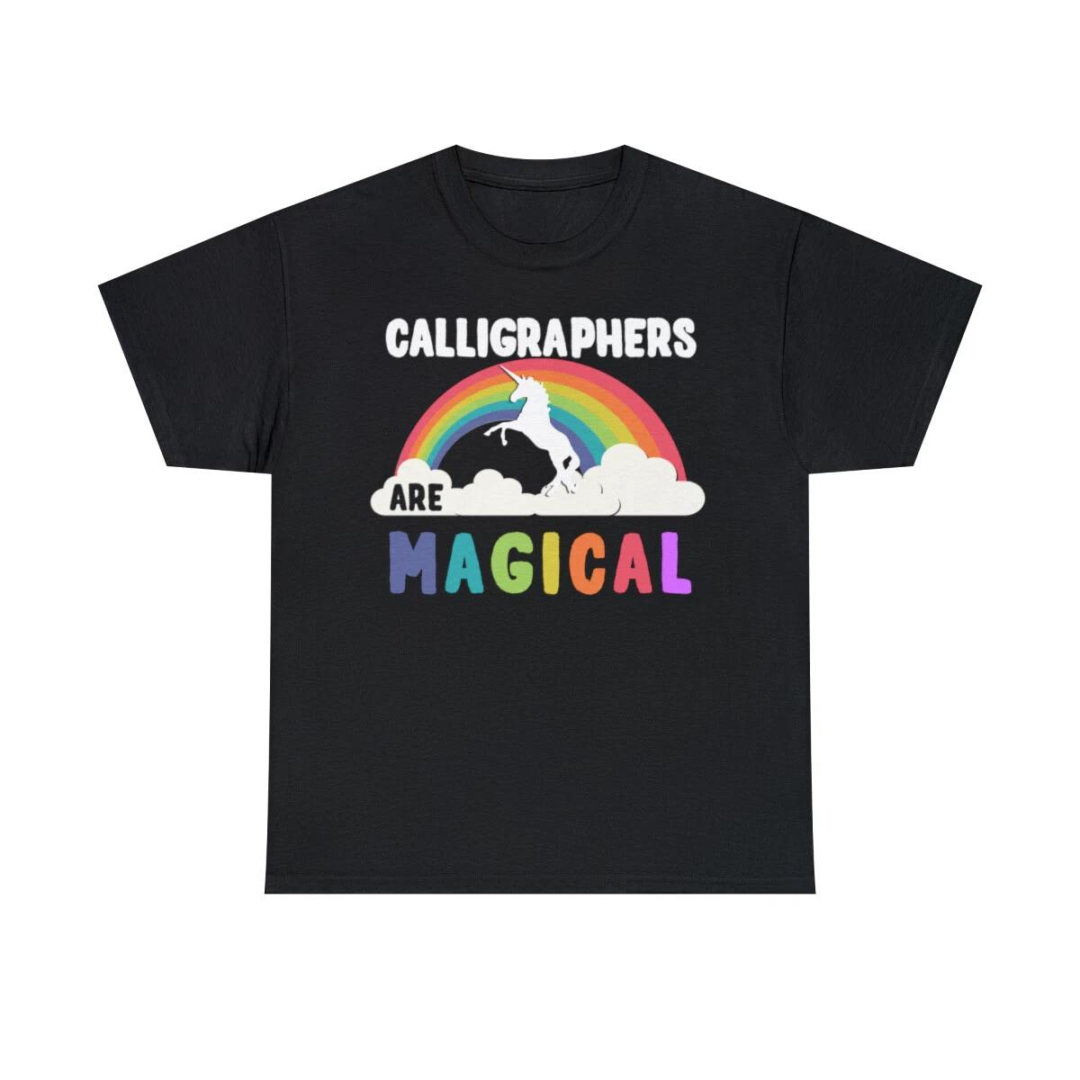 Calligraphers Are Magical Short Sleeve Graphic T-Shirt, Sizes S-5XL L