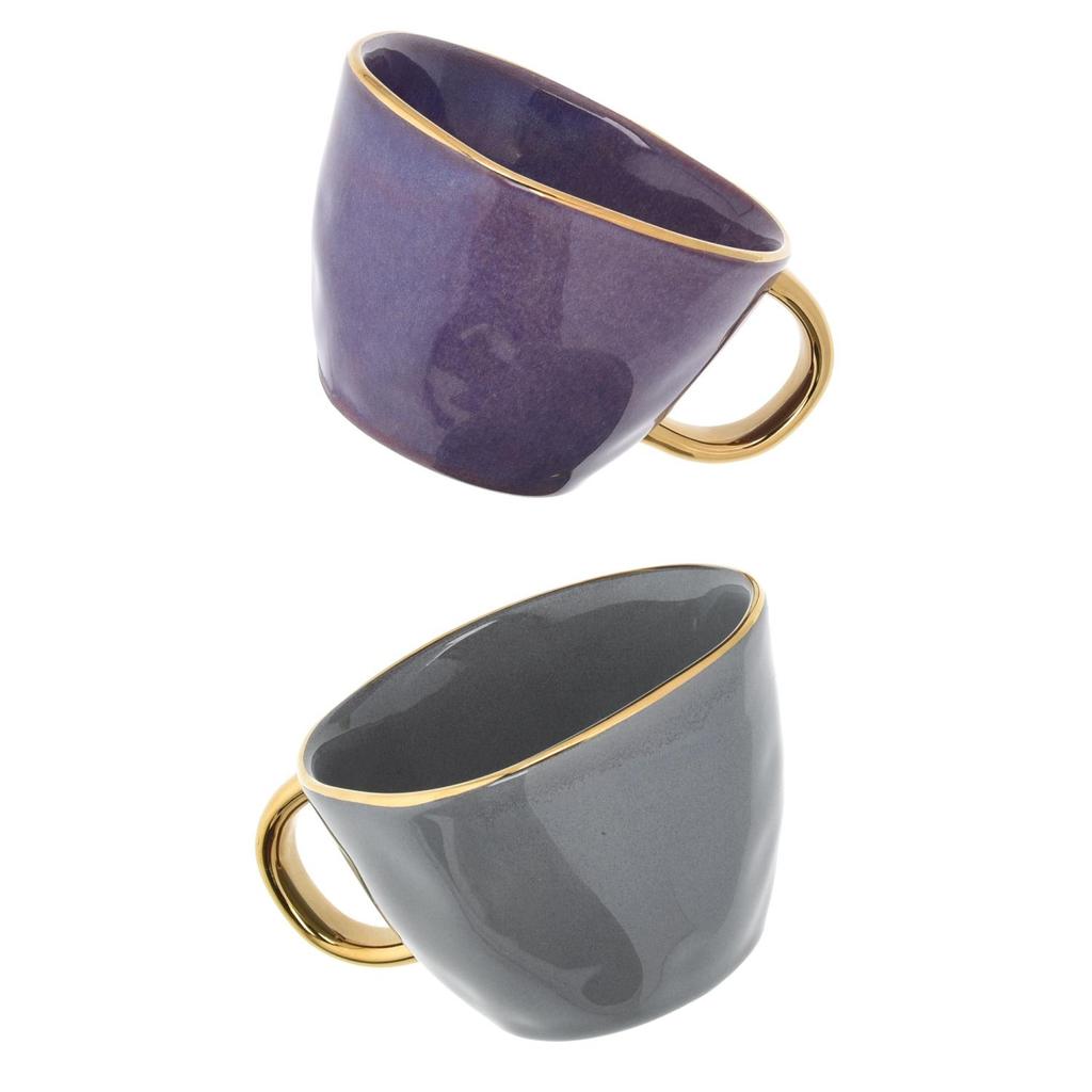 Stoneware Mug , - with Reactive Glaze Siren, DUKA