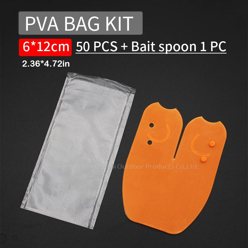51 Piece Carp Fishing Accessories Kit PVA Bag Kit Bait Spoon For Carp Hair Rig Tool Carp Coarse Method Feeder Fishing Tackle