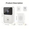 WiFi Video Türklingel Drahtlose HD Kamera IR Alarm Sicherheit Smart Home Türklingel WiFi Gegensprechanlage für Zuhause