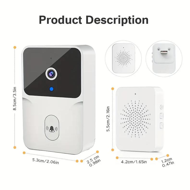 WiFi Video Türklingel Drahtlose HD Kamera IR Alarm Sicherheit Smart Home Türklingel WiFi Gegensprechanlage für Zuhause