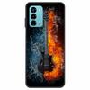 Custodia per ZTE Blade V40 Vita Fiore Marmo Nero Paraurti Morbido TPU Silicone Cover per ZTE V 40 Vita / Blade V40 Vita Custodie per Telefono