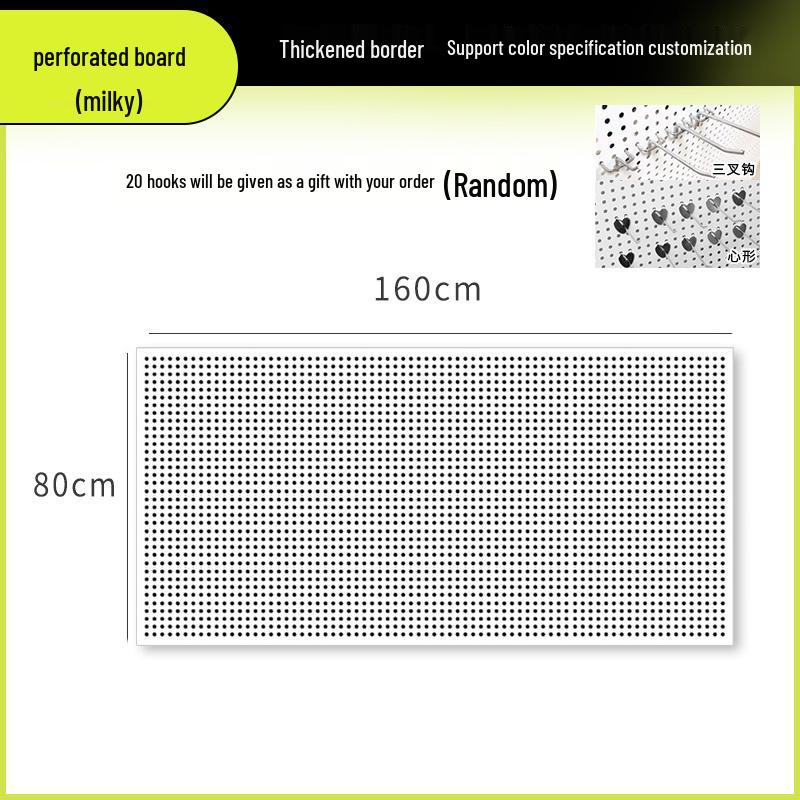 Wandmontiertes Lochplatten-Aufbewahrungsregal für Schmuck, Werkzeuge und Zubehör