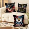 250Th Anniversary Of The Usa Cushion Cover Soft Short Plush Pillow Cover Smooth Cozy Texture Aesthetic Cushion Case Home Decor