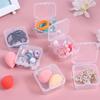 14/20grids PP Storage Box Mini Transparent Plastic Case Container Square Rectangle Packaging Box For Jewellry Beads Small Items
