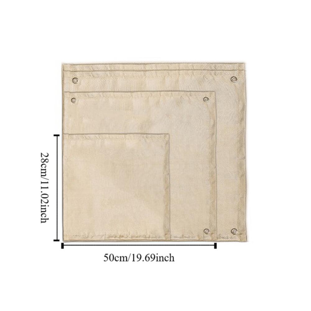 Multidimensional Outdoor Under Grill Mat Glass Coated Flame Retardant Mat Picnic