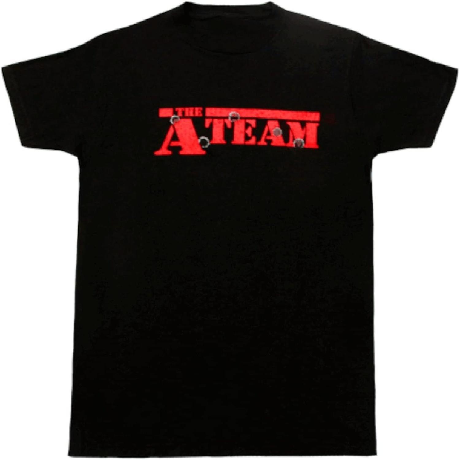 A-Team Bullet Holes T-Shirt Black S