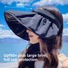 Sun Protection Hat Large Brim UV Protection Summer Outdoor Sports Sun Protection Hat Women's Sun Protection Shell Hat