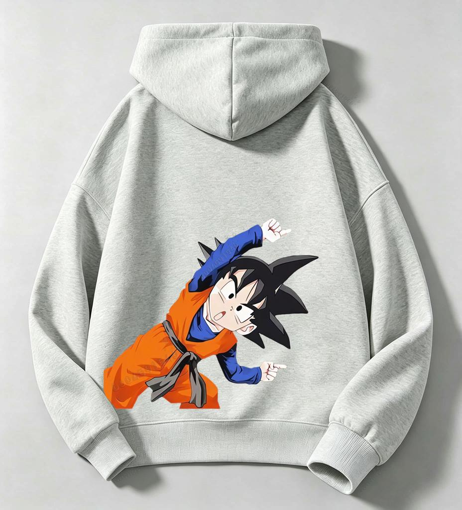 Children's Boys' Hooded Sweatshirt - Dragon Ball - Sun Wukong Print - Double-sided Anime Print Hooded Sweatshirt