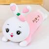Strawberry Plush Rabbit Toy Long Body Stuffed Animal Girls Sleep Pillow Birthday Gift Soft Cuddly Companion