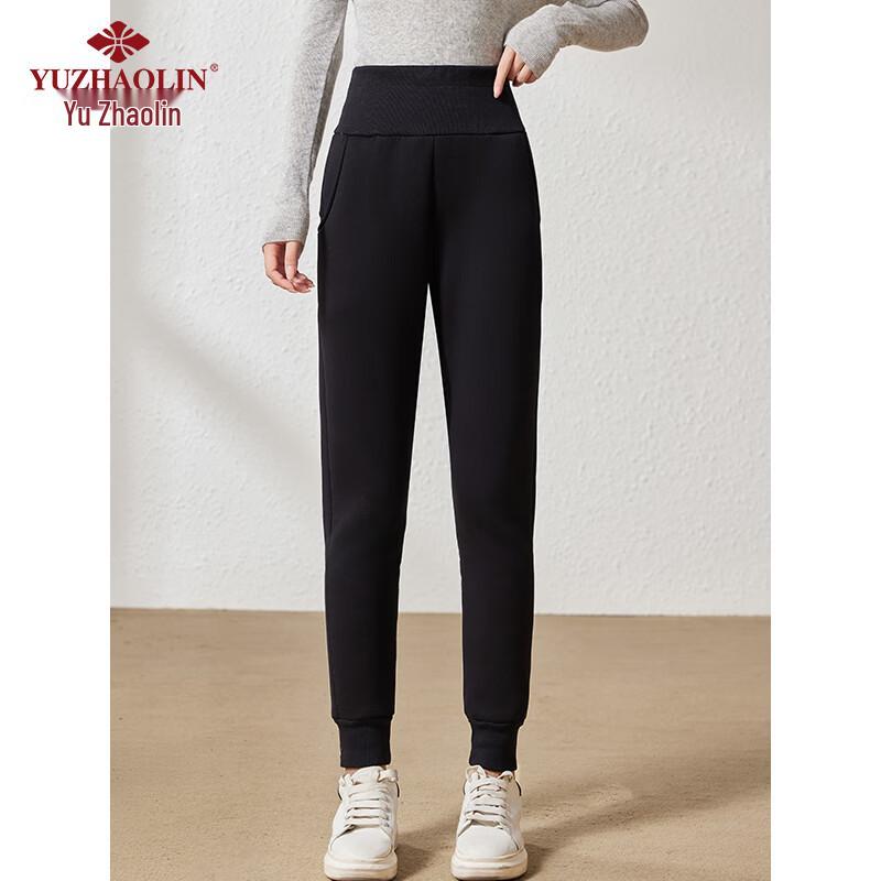 Yuzhaolin Women's Thickened Fleece-Lined Casual Sweatpants