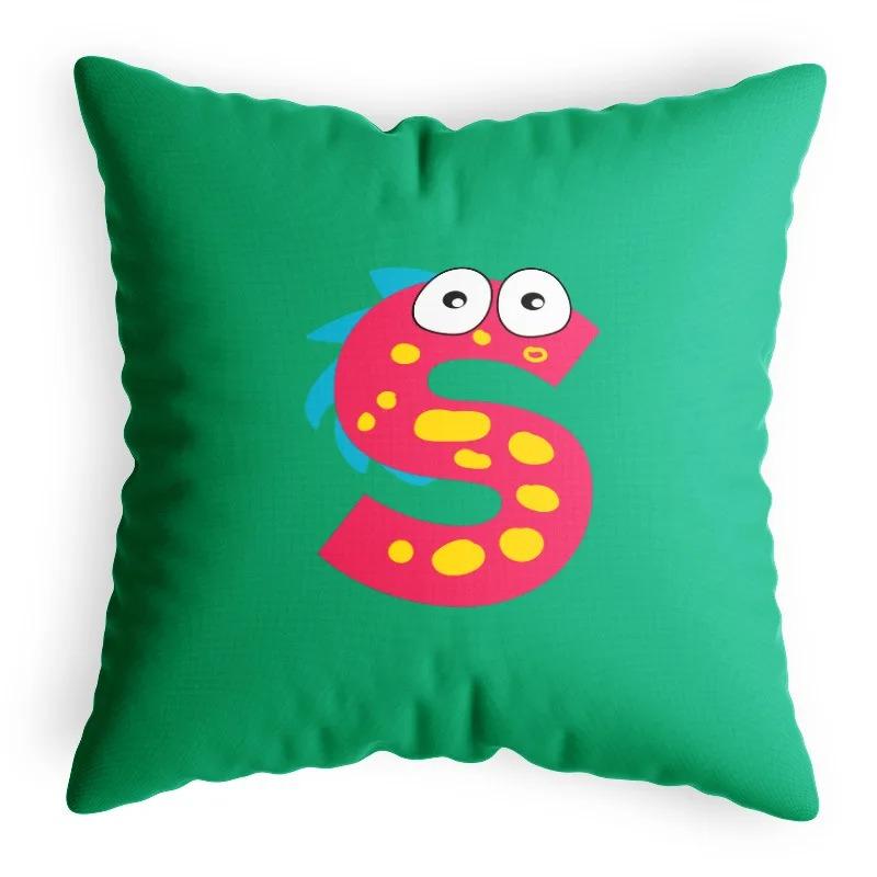 Cartoon Funny Animal Letter Pillowcase Home Decoration Children's Room Game Pillowcase Living Room Sofa Cushion Cover