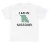 I Am In Missouri T Shirt Funny State Misery Sad Pun Mental Health Gift Humor Tee