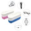 1PC Ultrasonic Jewelry Cleaner Denture Eye Glasses Coins Silver Cleaning Machine