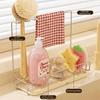 Detachable Drip Tray Sponge Holder Quick Draining Storage Rack Rag Holder  Household Kitchen