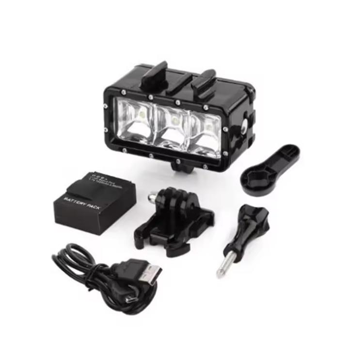 Diving Fill Light Waterproof Underwater LED Night Light for GoPro Hero insta360 SJCAM AKASO DJI Osmo Action Camera Accessories