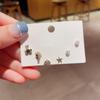 S925 Silver Exquisite European & American Style Diamond Earrings for Women - Luxurious & Fashionable, Versatile Ear Buckles