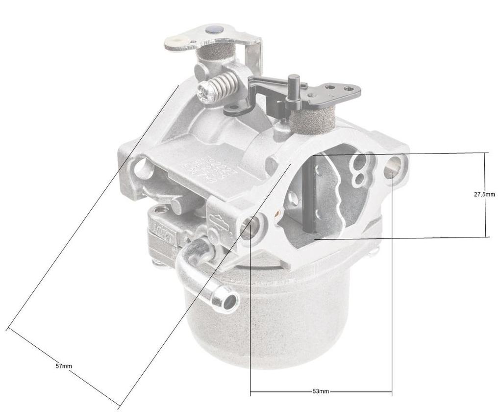 Gaźnik B&S Nikki Model 21 Traktorek Część Oryginalna 593432