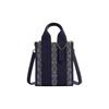 Smith 15 Logo Charm Removable Shoulder Strap Pebble Leather Mini Crossbody Bag Women Handbags Navy-Blue CCL75-IMX1X
