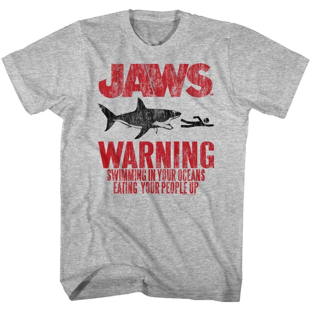 Jaws Warning Movie Shirt S