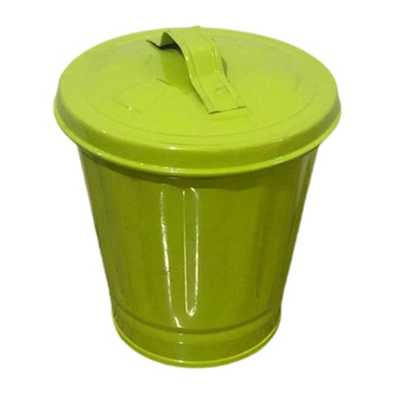Modern Iron Waste Receptacle Top Dustbin Strong And Easy To Carry For Different Room Applications