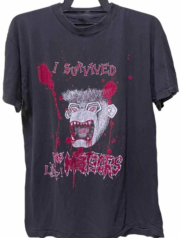 THE METEORS ПСИХОБИЛЛИ ПАНК-РОК КОНЦЕРТНЫЙ ТУР ФУТБОЛКА Унисекс Футболка S