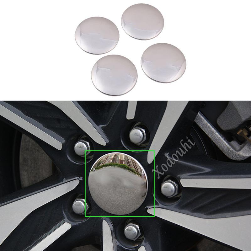 Car Stainless Steel Wheel Brow Tyre Hub Bright Stick Decorate Trim Molding Hoods For Honda CRV CR-V 2017 2018