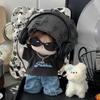 1 Set Hat Cotton Doll's Clothes T-shirt Plush Doll Clothes 20cm Cotton Doll Clothes  Children's Gift