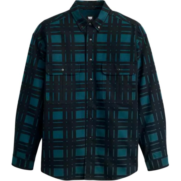Levis Plaid Button-Down Long Sleeve Shirt Men shirts Black A0953-0010
