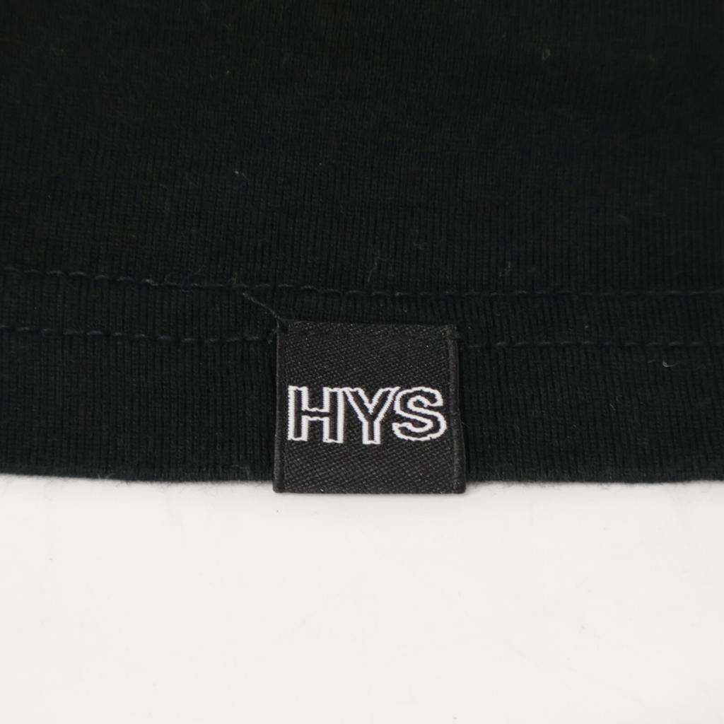 HYSTERIC GLAMOUR 0223CT01 FLAMES WOMAN Print T-shirt tops M blackUsed