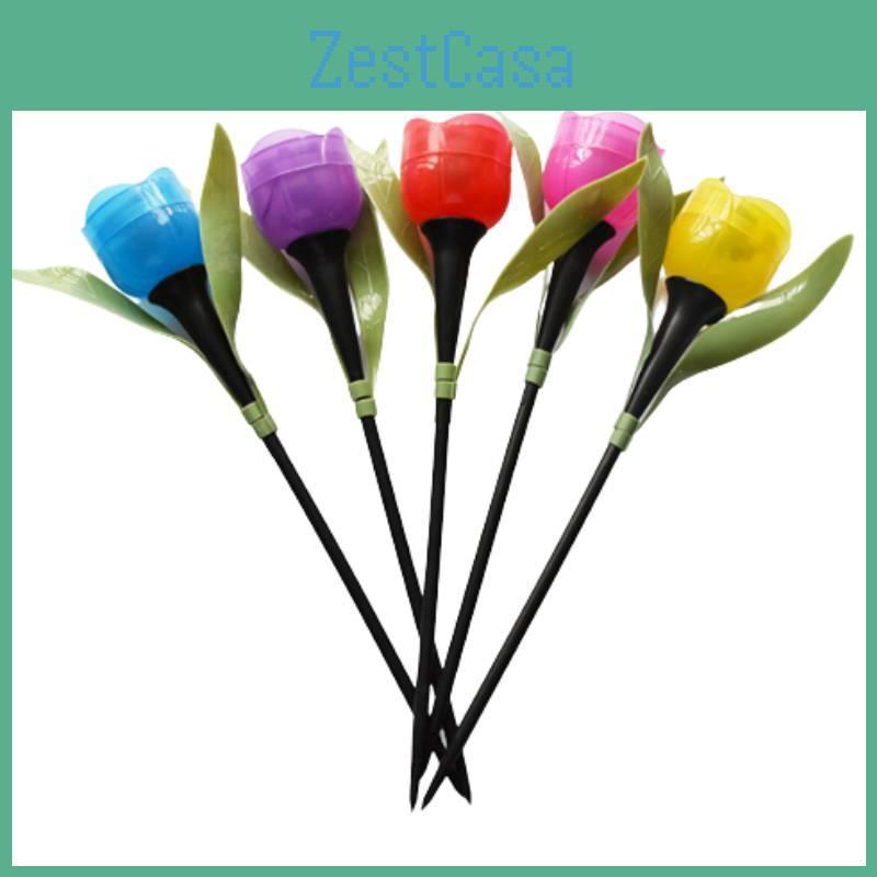 Stylish Solar Energy Tulip Garden Light Water Proof Led Lights For Lawn And Landscape