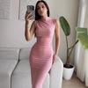 Summer New Style Split High Waist Slim Sexy Sleeveless Long Women's Dress D1993376
