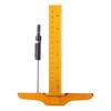 Car Brake Pad Measuring Tool, Stainless Steel Black Measuring Tool Thickness Gauge with Scale for Car, Car, Car, Truck